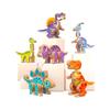 Solid Wood 3D Puzzle - Montessori Educational Blocks for Ages 1-2: Early Learning DIY Toy for Boys & Girls