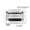 4Pcs Spring Loaded Flight Case Lock Recessed Mount Cabinet Zinc Zinc Alloy Pull Handle  Road Flight Case