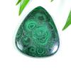 AA++ Gorgeous Malachite Cabochon Designer Pear Loose Gemstone 33X43X05 MM SK-476
