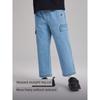David Bella Children's Pants Boys' Jeans Cargo Pants 2026 Spring New Boys' Straight-Leg Trousers Children's Clothing