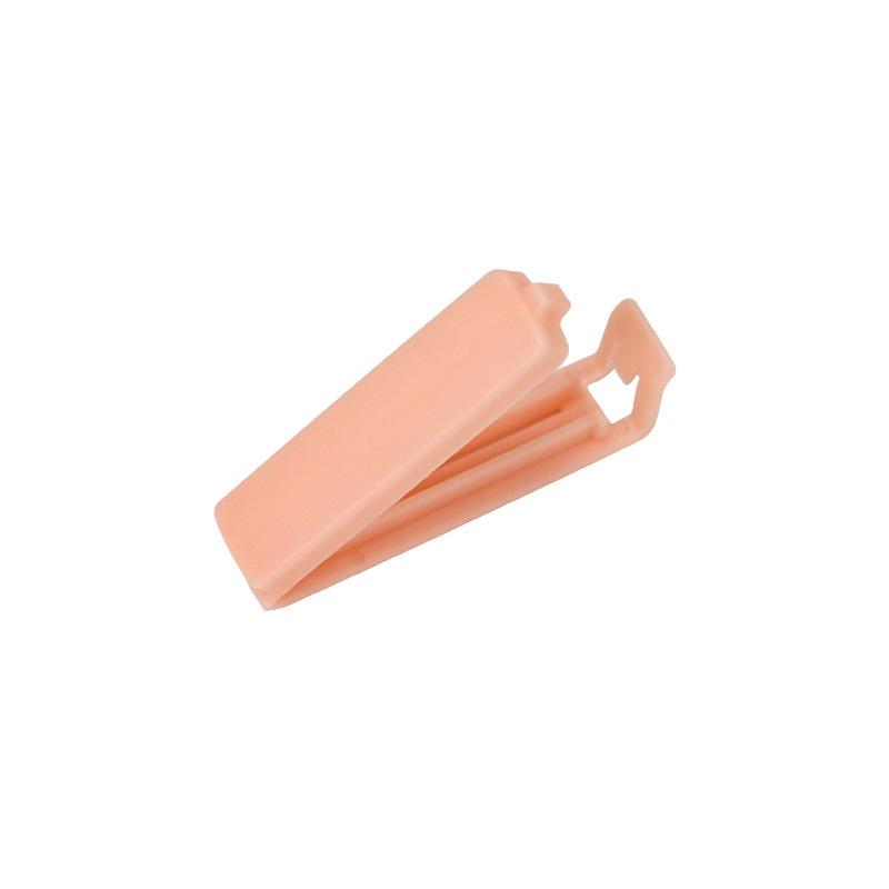 

Plastic Sealing Clips for Snacks To Keep Them Fresh, Clips for Tea and Milk Powder, Household Food Bags Sealing Clips, Portable Food Clips small світло-рожевий колір