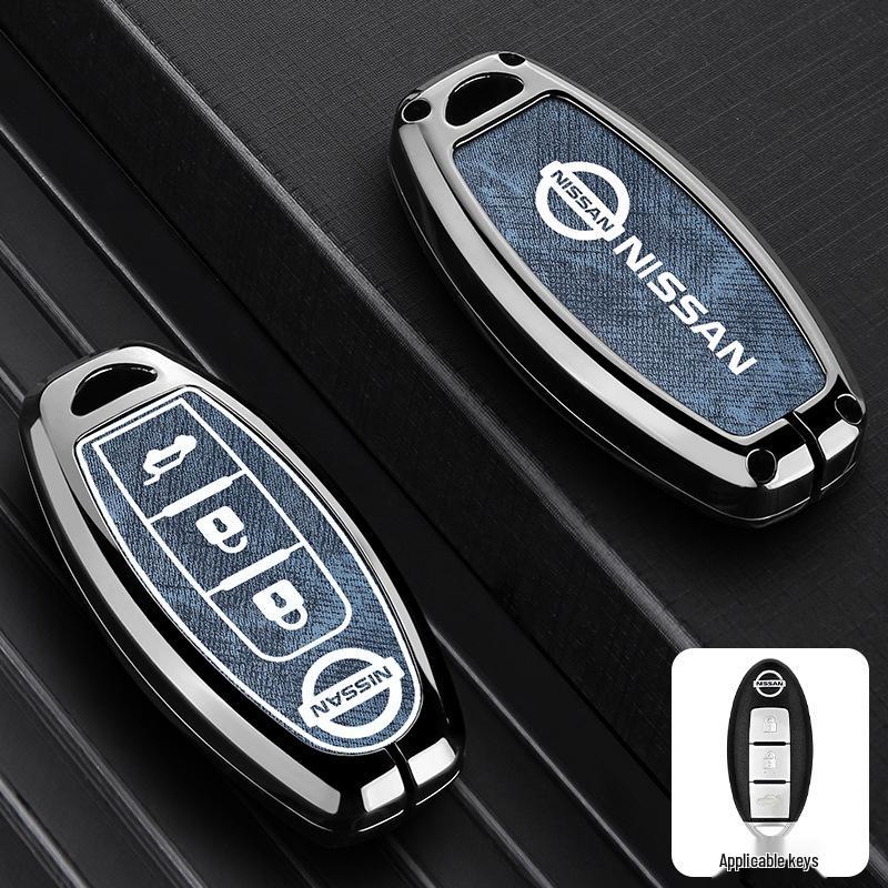 Nissan Key Case: Metal Cover for Sylphy, Terra, Tiida, Qashqai, Murano, Kicks
