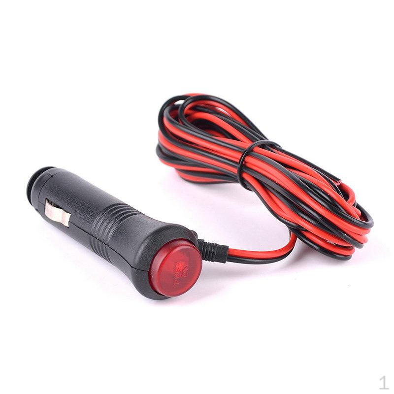 

1.5m Length 12 Cigarette Lighter Power Supply Cord Connector With Switch
