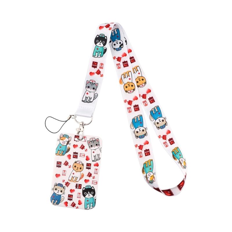 Hanging Neck Strap Phone Lanyard With Card Slot Badge Holder Keyring Accessories Unique Friend Gift