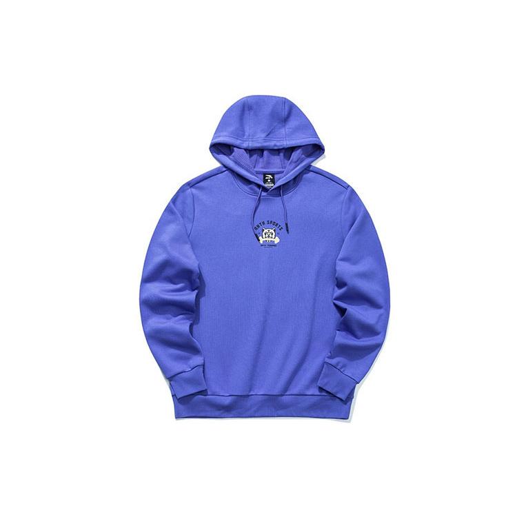 ANTA Sweatshirts Men s Blue Hooded Thickened Regular 952117713-4 M