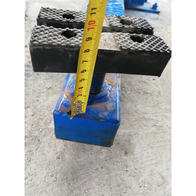 4Pcs Heavy Duty Black Rectangle 118X80Mm Car Rubber Arm Pads Lift Accessories Pad Hold Up To Sharp Sub-Frames And Pinch Weld Points Thick Durable