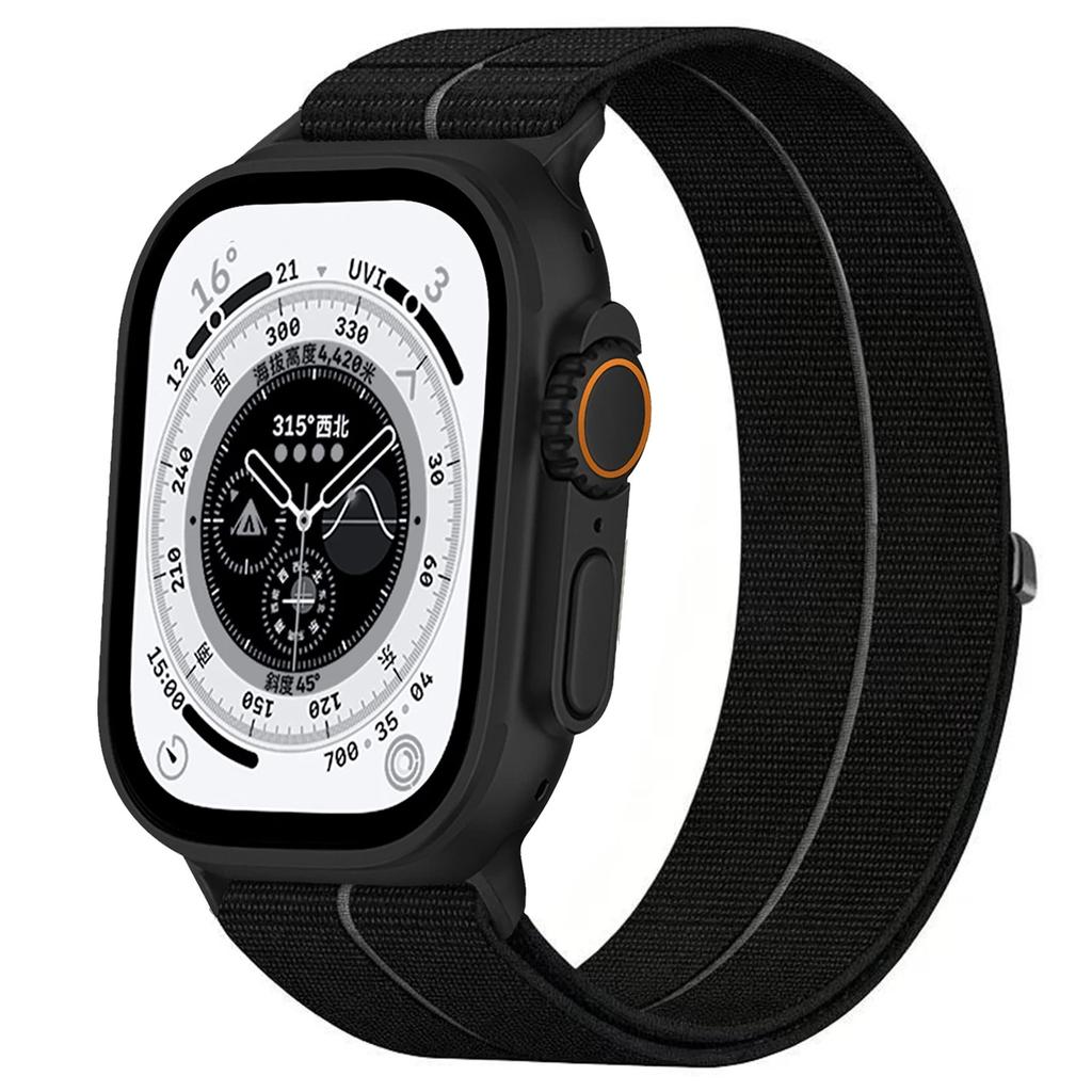 Geflochtenes Nylonarmband für Apple Watch Band Ultra 3 2 49mm 45mm 42mm Armband Iwatch Serie 11 10 9 8 7 6 SE 5 4 38 46 41mm 44mm 40mm