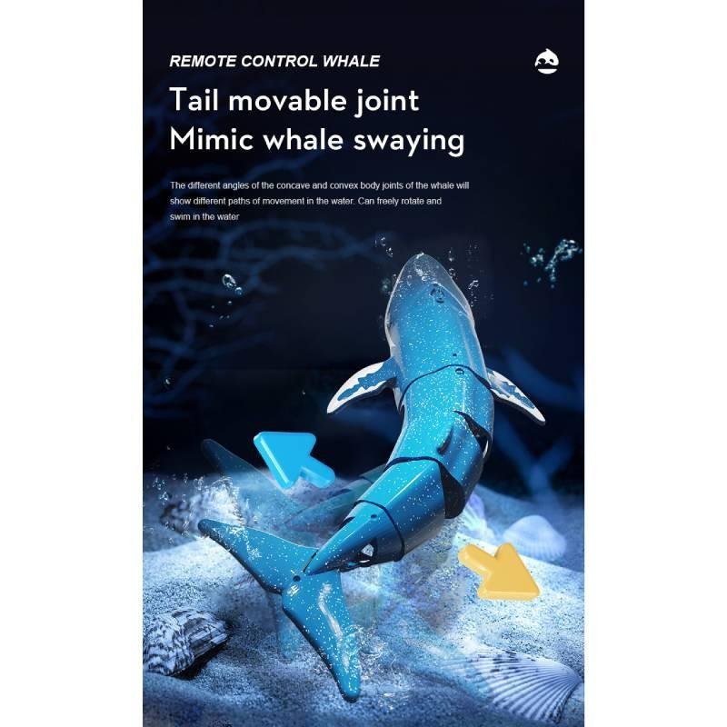 Control Whale Remote Simulation Water Boat Summer Electric Children Toy Dive Can