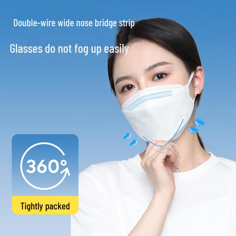 DR.ROOS N95 Fish-Mouth Disposable Protective Masks (30-count)