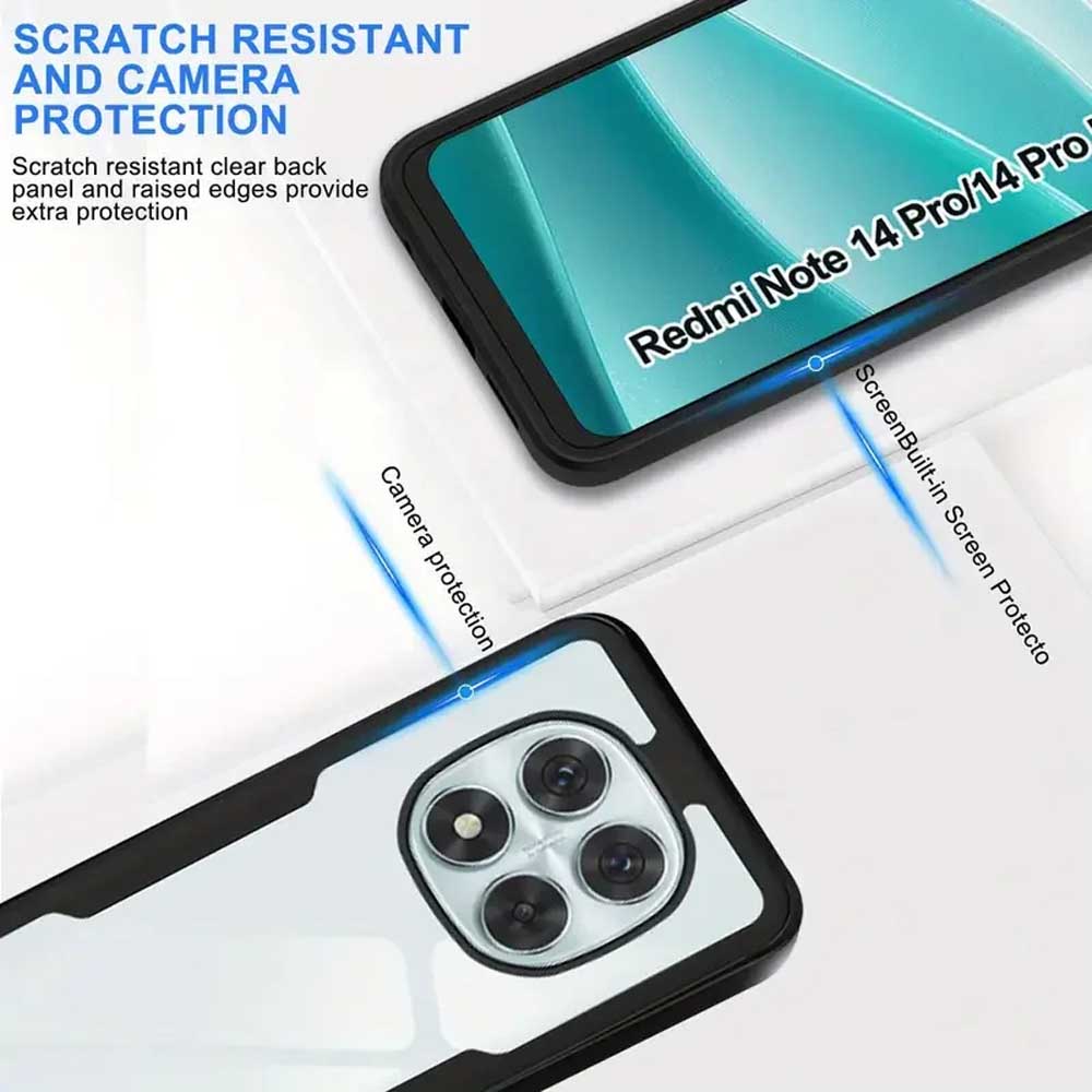 For Redmi Note 14 Pro PLus + 360 Full Body Screen Protector Transparent Case For Redmi Note 14 Pro 4G 5G Global Phone Cover