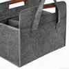Drink Carrier With Handle 6-Cup Reusable Coffee Carry Bag Foldable Car Drink Holder for Travel Road Trip Camping Outing Picnic