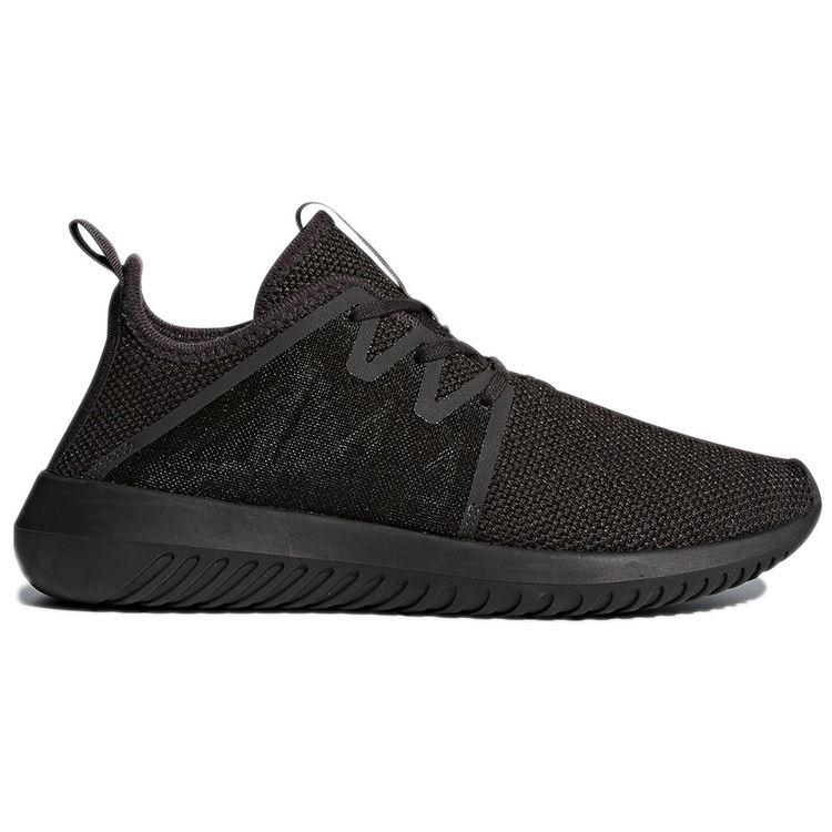 Adidas Originals Tubular Comfortable Versatile Non-Slip Durable Low-Top Lifestyle Casual Shoes Women Sneaker Charcoal-Black BY9747