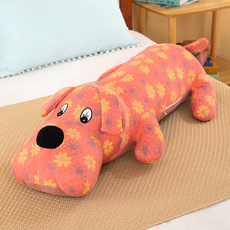 

Dog Cartoon Snuggly Plushie Baby Gas Relief Soft Cuddle Toy Wholesale 65cm рожевий