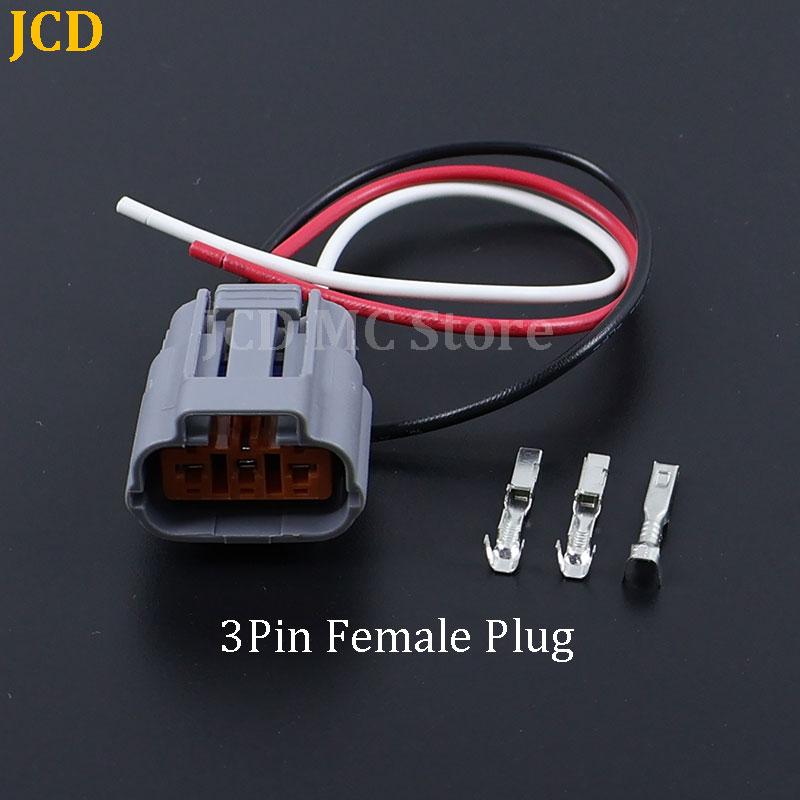 1Set 3 Pin 6195-0009 6195-0012 DL 090 Waterproof Sensor Connector For Mazda RX8 Ignition Coil 3Pin Socket Connector With Wires
