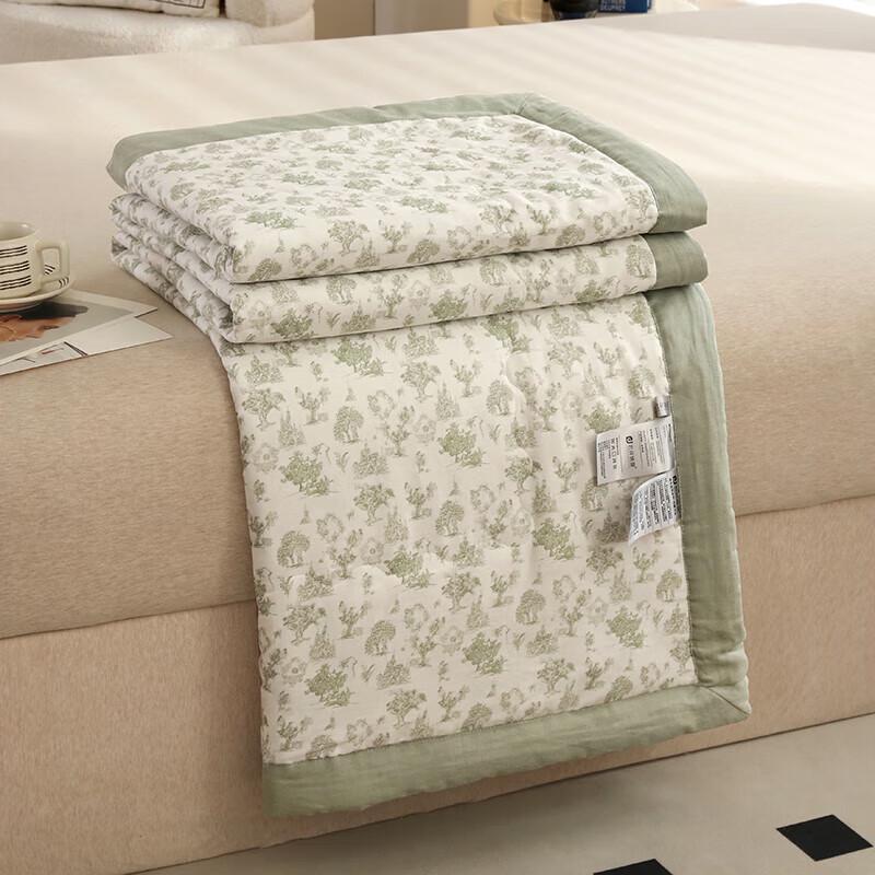 JUNXINGAZHENXIN Washed Cotton Double-Layer Gauze Quilt