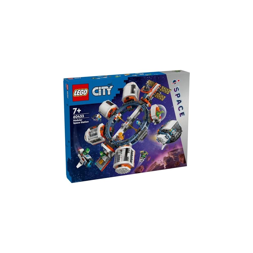 LEGO City Modular Space Station Building Set 7-9 Years Old Kids Toy Blocks