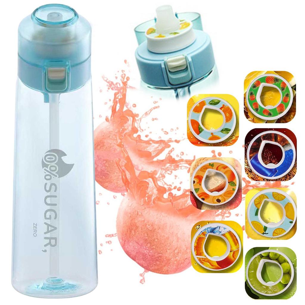 Bottle Set, Drinking Bottle 650 Ml With Flavoured Pods, Water Bottle Bottle Set For Gym Fitness, School