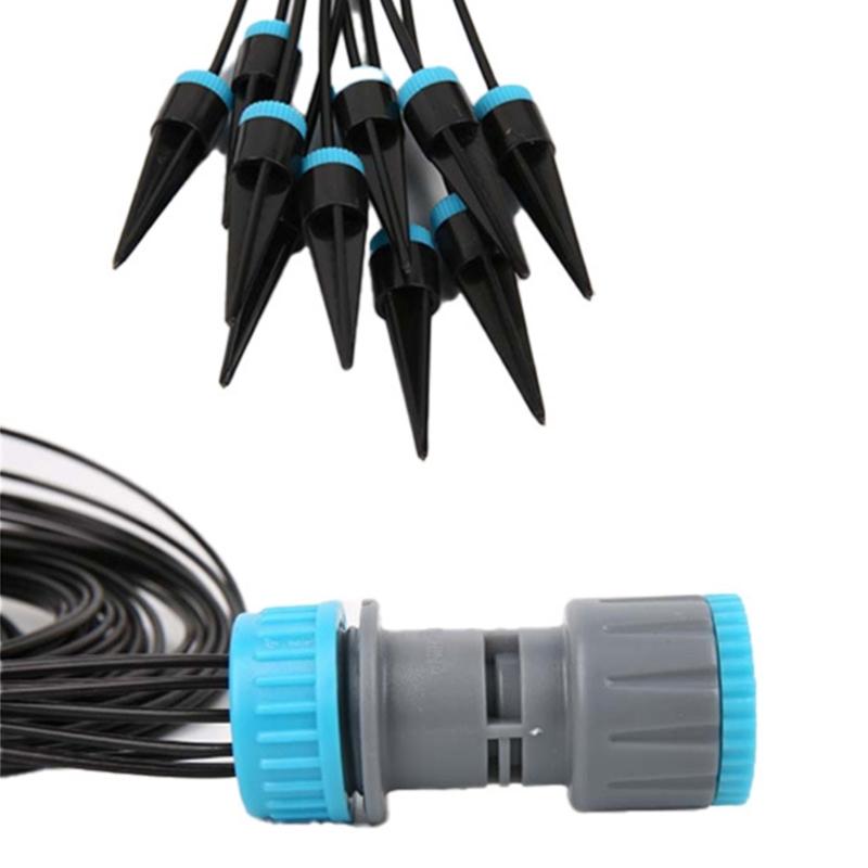 10Piece Drip Emitters Irrigation Kits for Efficient Plant Watering Adjustable Nozzles Accessories for Indoor Outdoor Use
