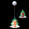 Cross-border Christmas Suction Cup Lights LED Decorative Lights Scene Layout Creative Ornaments Colorful Lights Holiday Atmosphere Lights Wholesale