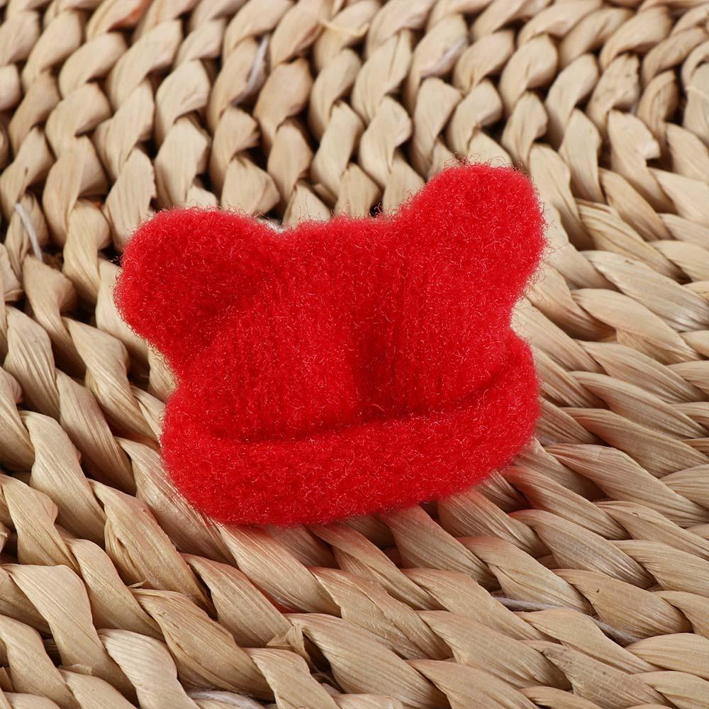 Mini DIY Doll Decorative Cap Handmade Materials Knitted Finger Cap  Kids Girls Toys