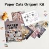50 ks DIY Origami Papír Kočky Psi Sada Složte si Vlastní Zvířátko Řemeslo Zábava Ručně Vyráběné Umění Řemeslo Skládací Papír Roztomilý 3D Stolní Dekorace Hračka