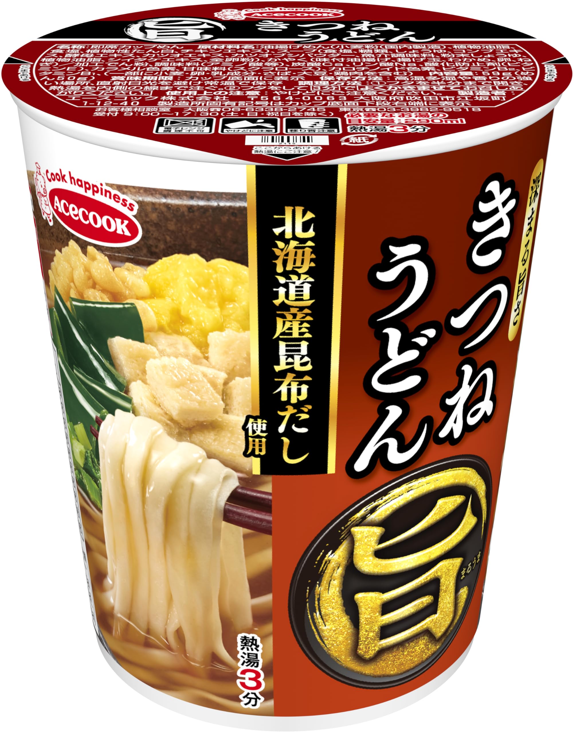 

Acecook Maruuma Kitsune Udon 59g x 12 packs