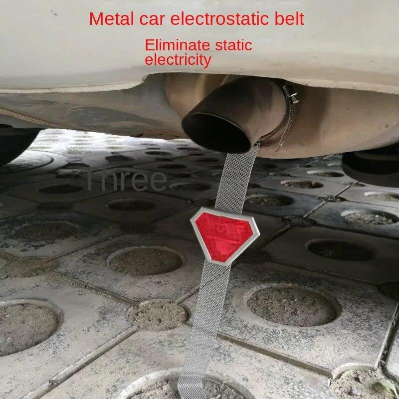 Safety Practicality Triangle Anti Static Belt Warning Reflective Strips Electrostatic Universal Car Supplies Car Accessories