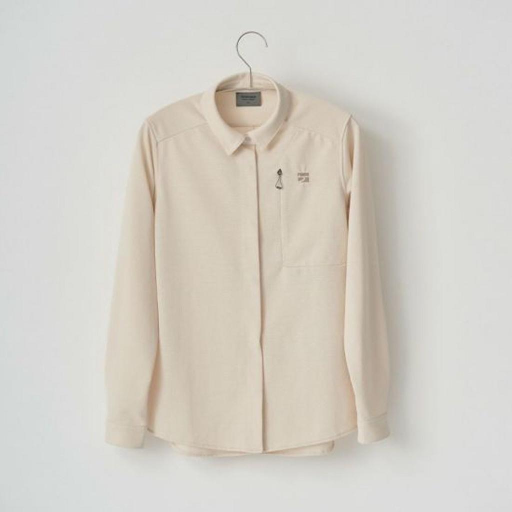 Finetrack Ramie Spin Knit Shirt FMW1601 (Women's) / (JP, Alphabet, M, IVOR)