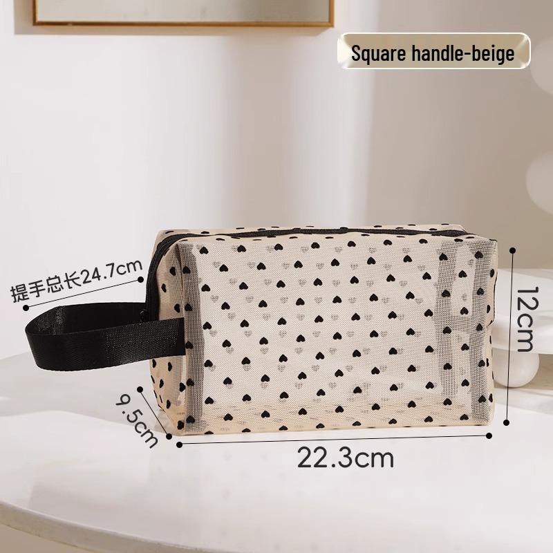 2025 New Women's Mini Mesh Cosmetic Bag: Lipstick Touch-up & Card Holder