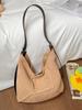 Stylish Large-Capacity Woven Beach Bag - Versatile Fashion and Daily Commute Underarm Accessory