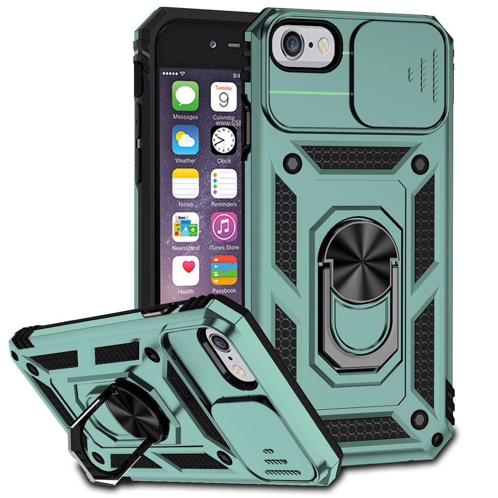 Do etui iPhone SE iPhone SE 2020 2022 2023 Fundas Coque Slide Lens Magnet Ring Holder Back Case Do iPhone 6 7 8