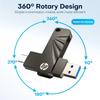 HP X762C USB3.2 OTG Type C Metal Usb Flash Drive 64GB/128GB/256GB for Pc Smartphone Tablet