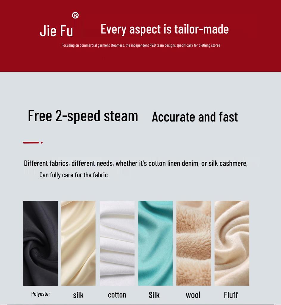 Jiefu Handheld High-Power Vertical Steam Iron for Garments