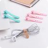 4Pcs Charger Cable Earphone Cord Winder Silicone Strap Hook Cable Winder Headphone Wire Wrap Organizer Charger Cable Collector