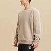 Anta Training Series Solid Color Round Neck Pullover Fleece Sweatshirt Men Sweatshirt Dark-Gray Brown 952347704-3