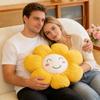 1pcs Sunflower Emoji Pillow Multi-Purpose Home Sofa Office Cushion Living Room Bedroom Decorative Plush Pillow