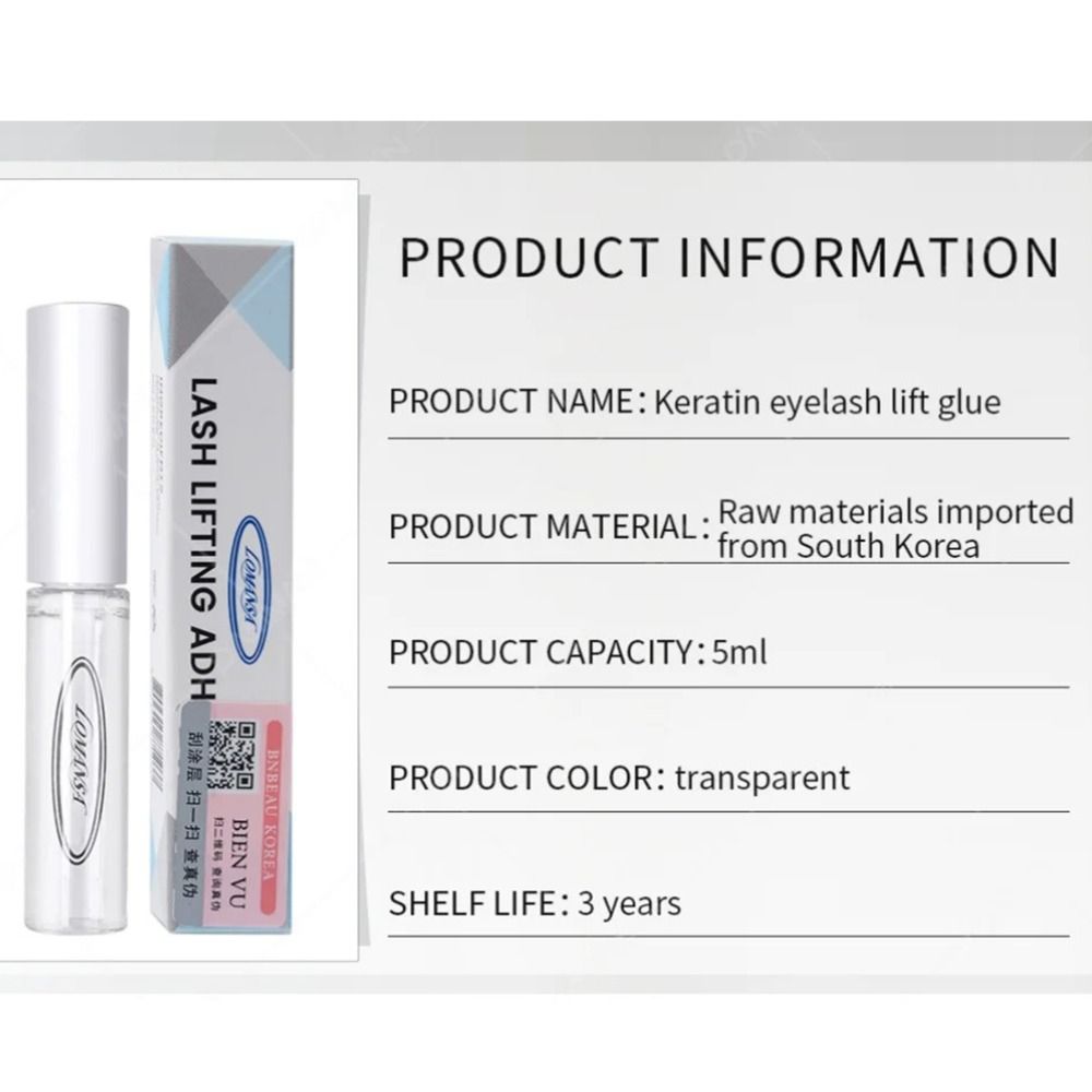 5ML Wimpernlifting Kleber Transparent Wimperndauerwelle Kleber Neuer Kleber Balsam Beauty Werkzeug