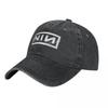 Baseballkeps Vintage Sliten Denim Tvättad Snapbackhatt Unisex Stil Utomhus Sommar Justerbara Kepsar Keps