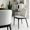 European Leisure Armchair Solid Wood Foot Leather Living Room Chairs Home Furniture Nordic Lazy Sofa Chair Balcony Dining Chairs