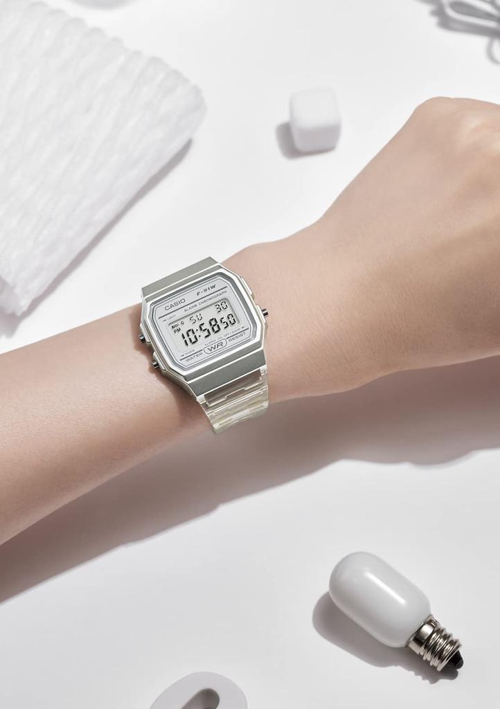 Casio Collection F Wristwatch -91WS-2JH Blue / -91WS-4JH Pink / -91WS-7JH White