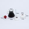 Cute Mini Coffee Pot Model Dollhouse Miniature Kids Toy Doll Home Accessories