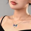 Modern Butterfly Magnetic Necklace With Customizable Color And Length For Women