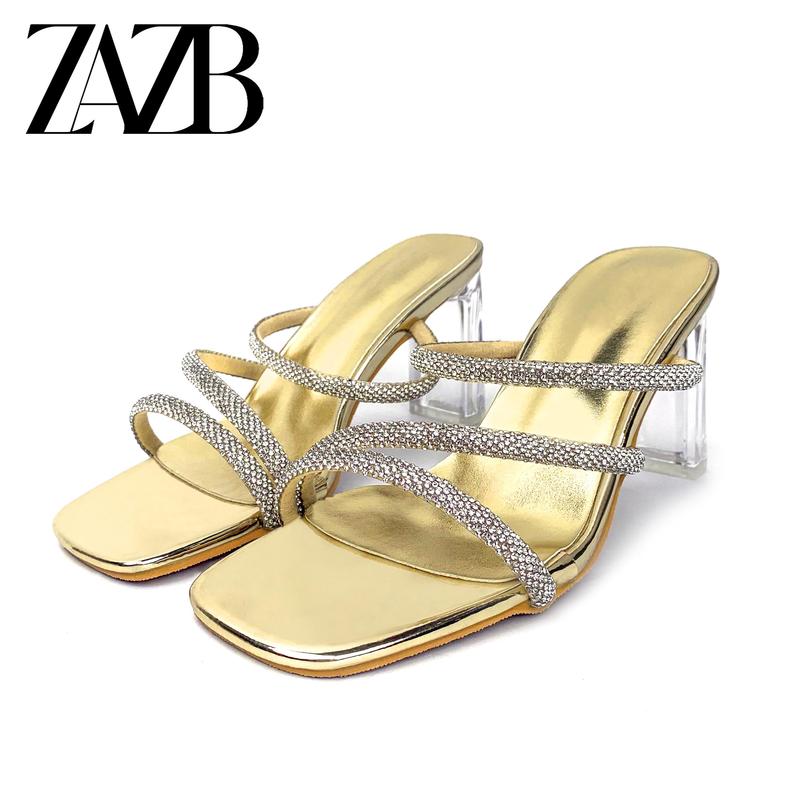 Customized Designer Women s Exquisite Rhinestone Transparent Belt Women s Luxury Chinese Fashion Comfortable Exquisite Women s H 35 золотой