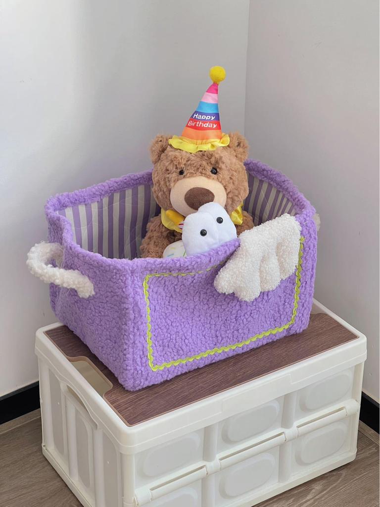 Adorable Monster Foldable Storage Basket for Toys & Snacks