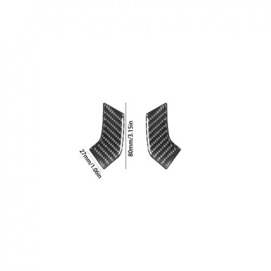 Carbon Fiber Interior Steering Wheel Accent Cover Trim For Toyota Camry Type A
