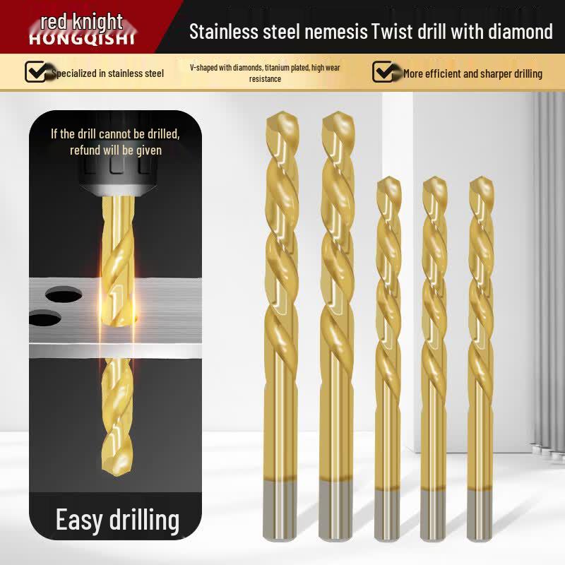 Red Knight M35 Titanium Cobalt Twist Drill Bit