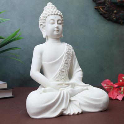 Neue Meditierende Buddha/Buddha/Gautam Buddha Statue aus Polymarmor, Lord Figur/Idol/Murti, Geschenkartikel, Schaustück für die Inneneinrichtung