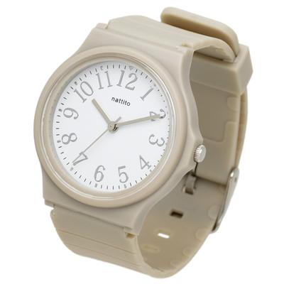 [Fieldwork] Women's Watch Analog TPU Belt Silver Index Gray Perth YM115-4