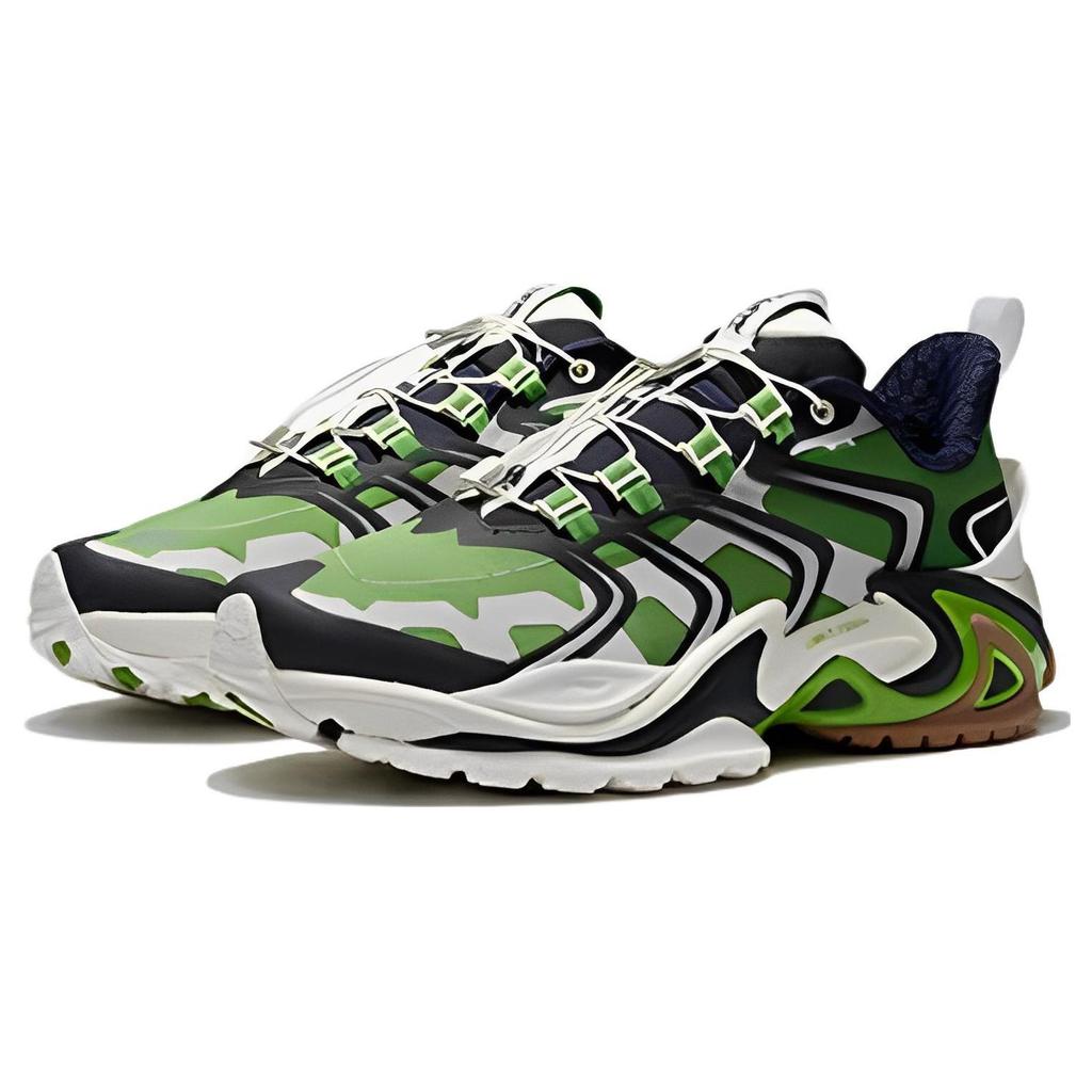 Li Ning Cat Paw ACE Textile, Synthetic Leather Trendy Cushioning Slip Resistant Abrasion Resistant Low Top Casual Shoes AZGS025-2