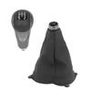 Black Manual 5-Speed Gear Shift Knob Lever Gaitor Boot For Honda Civic 2006-2011